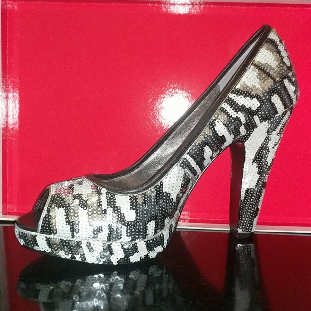 Coach Sequin Heels